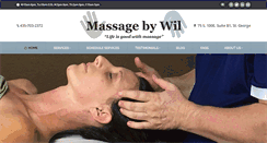 Desktop Screenshot of massagebywil.com